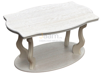 Журнальный столик из дерева Берже 3 (слоновая кость)