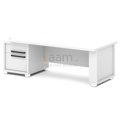 Кабинет руководителя Стол руководителя с одной тумбой L-115пр/л