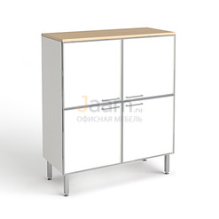 Кабинет руководителя Шкаф 4 стеклянные двери