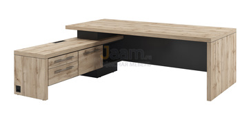 Кабинет руководителя Стол с тумбой левый с розеткой Т-22Л.1000