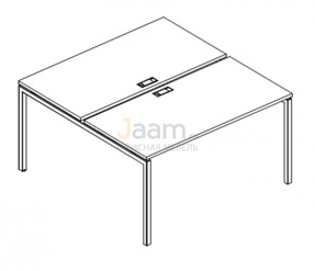Мебель для персонала Рабочая станция на металлокаркасе DUE Б2 177 БП