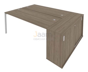 Мебель для персонала Рабочая станция с опорным шкафом-купе Б.РС-СШК-1.5