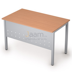 Мебель для персонала Стол прямолинейный на металлических опорах 2МК.108