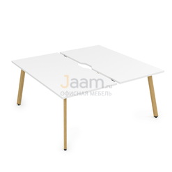 Мебель для персонала Стол системы БЕНЧ на 2 рабочих места Iron Wood 10БДВ.284