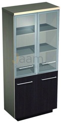 Кабинет руководителя Шкаф для документовсо стеклянными дверьми (средними) ESP343