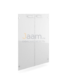 Мебель для персонала Двери средние стеклянные прозрачные AL-4.3