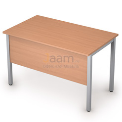 Мебель для персонала Стол прямолинейный на металлических опорах 2МД.108