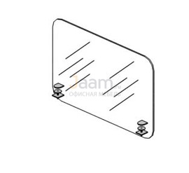 Мебель для персонала Экран-перегородка АКРИЛ с креплением к металлокаркасу RP-63.2