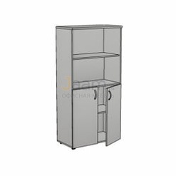 Мебель для персонала Офисный шкаф низкий ЛФ224
