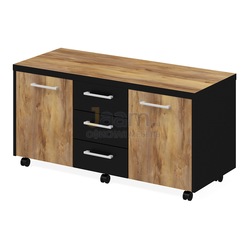 Кабинет руководителя Офисная тумба сервисная ПК-ПРЛ-ТМВ130Х53