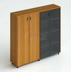 Кабинет руководителя Офисный шкаф комбинированный для документов 250/2 ДСП Тик