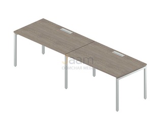 Мебель для персонала Двойная группа столов с люком RP-3.1(x2)+F-33