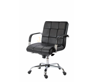 Кресло для руководителя Верона/Д кожа LUX стандарт/база хром