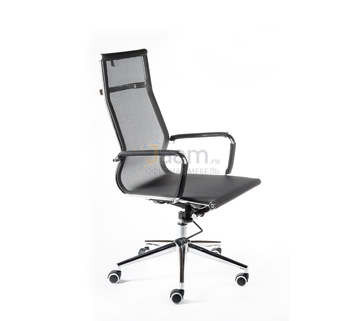 Кресло для руководителя Хельмут H-102 черная сетка
